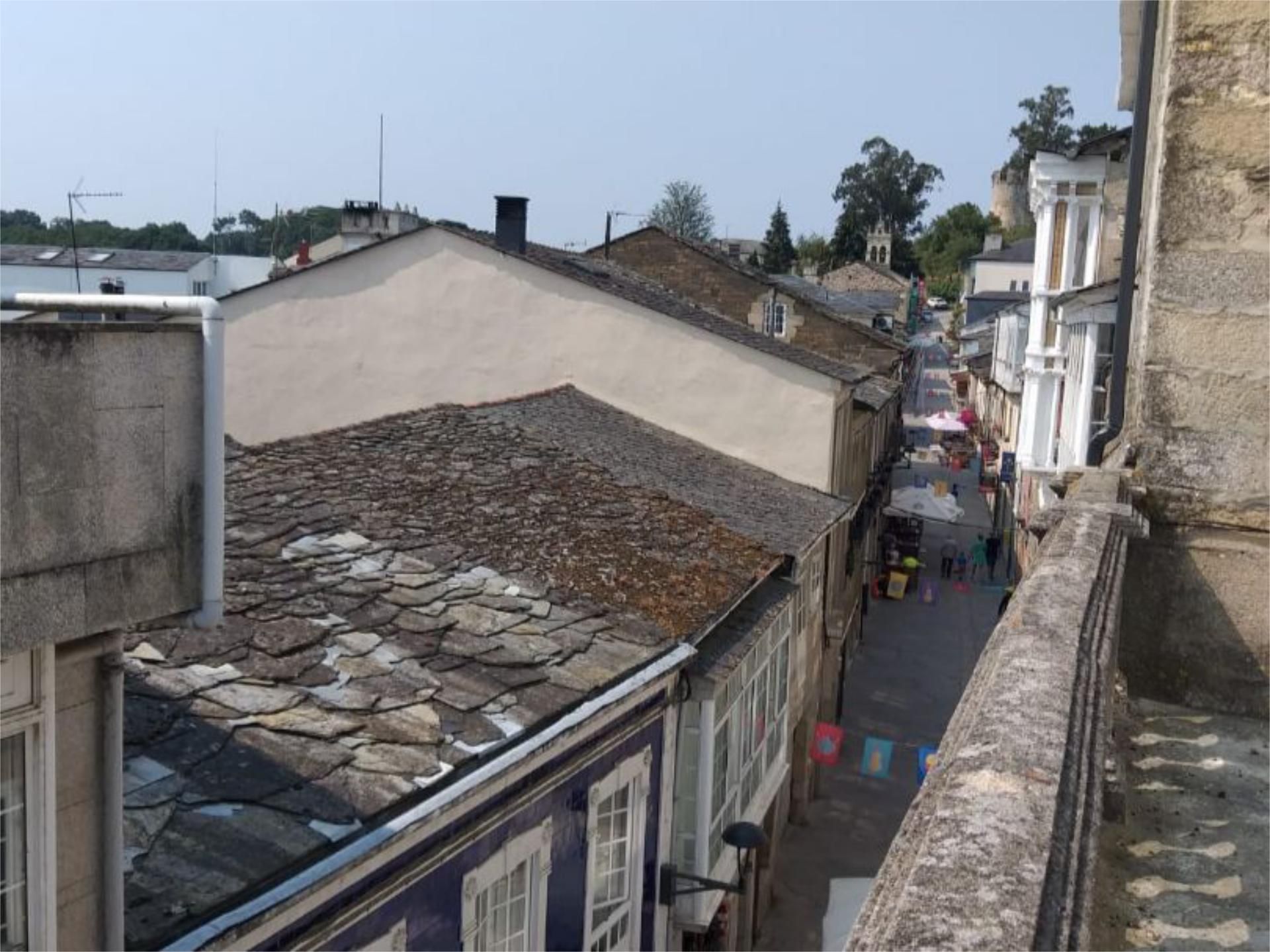 Exterior view of Flat for sale in Sarria  with Terrace