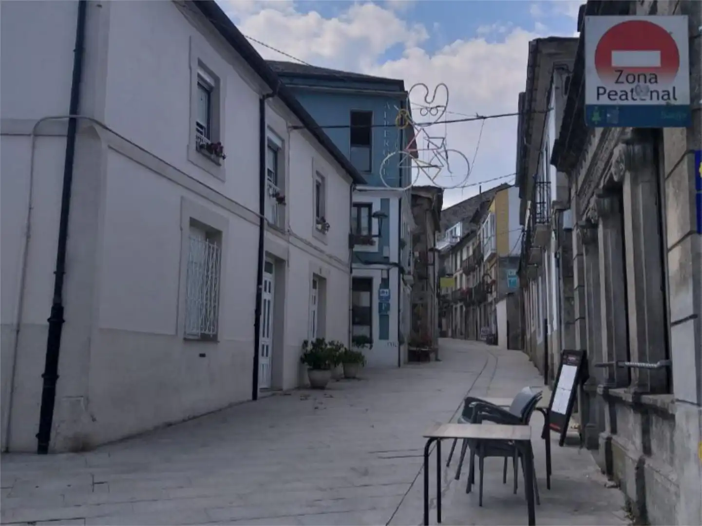 Vista exterior de Piso en venta en Sarria con Terraza