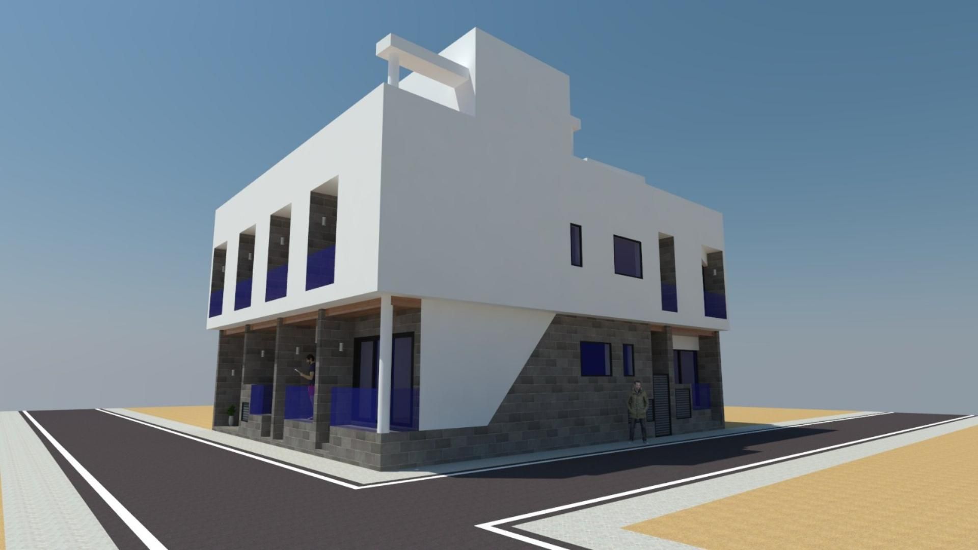 Exterior view of Duplex for sale in La Oliva  with Terrace, Storage room and Balcony