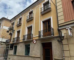 Exterior view of Single-family semi-detached for sale in Jumilla  with Air Conditioner, Heating and Parquet flooring