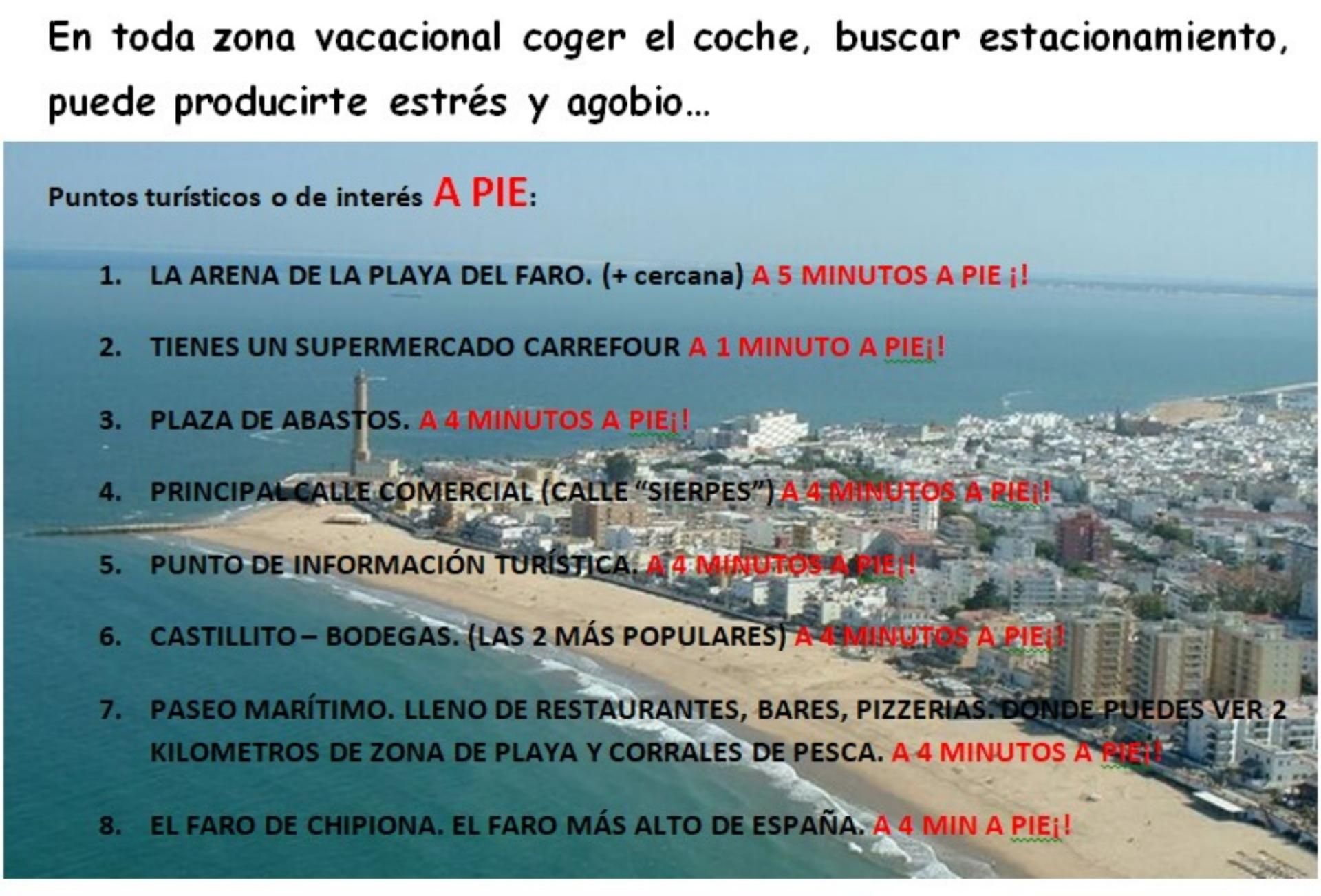 Flat to rent in Chipiona  with Air Conditioner, Heating and Furnished