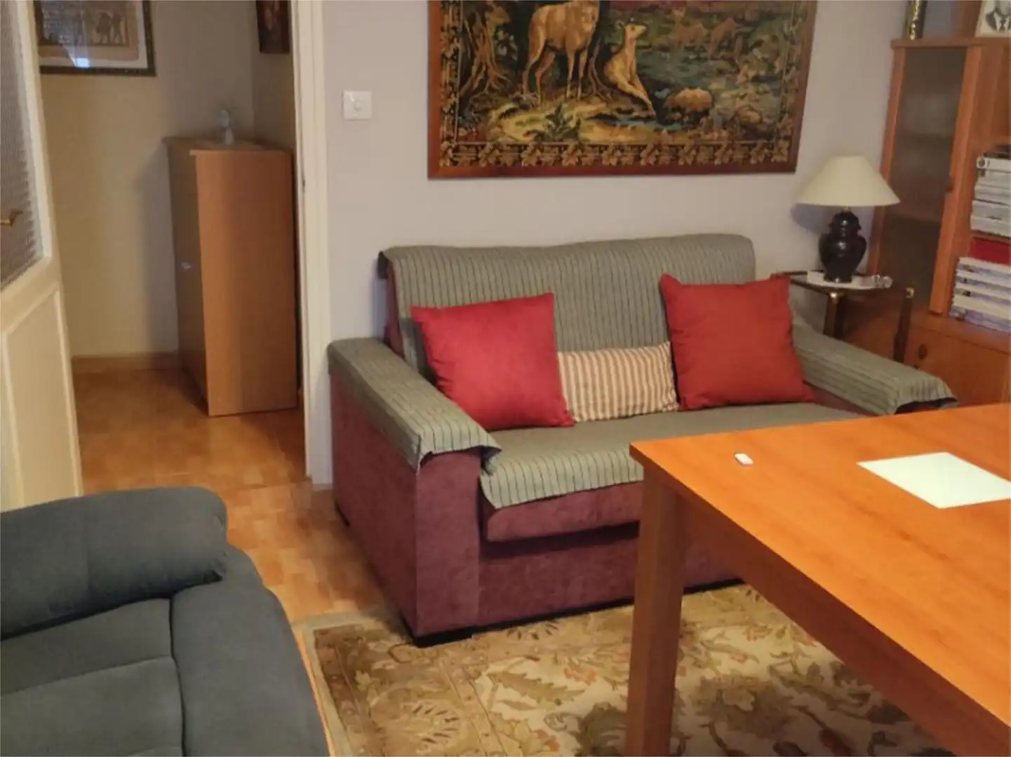 Wohnung zum Verkauf in Calle San Antón, 21, Calahorra Wohnzimmer von Wohnung zum Verkauf in Calahorra mit Klimaanlage, Heizung und Privatgarten