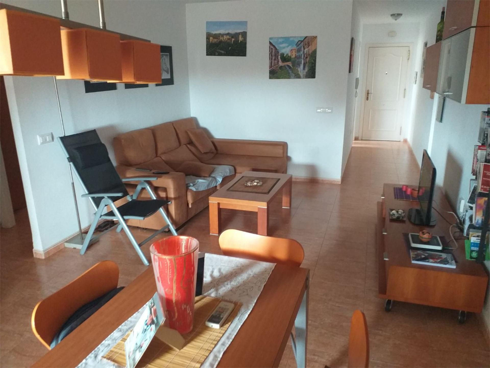 Sala d'estar de Àtic de lloguer en El Ejido amb Aire condicionat, Calefacció i Terrassa