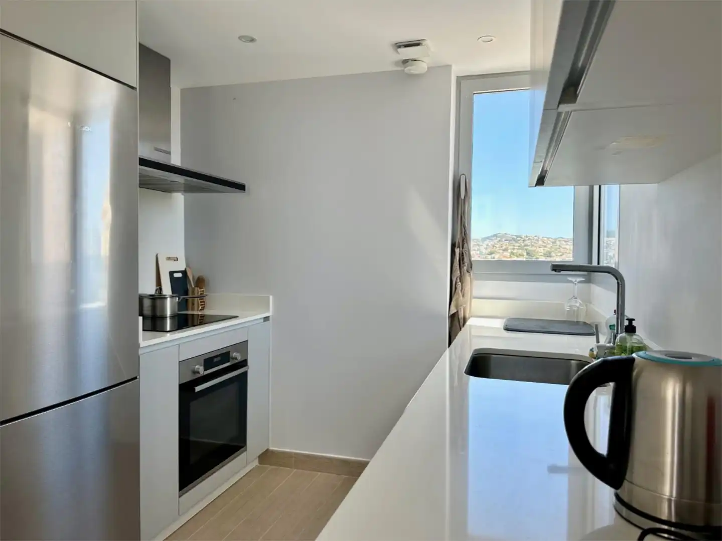 Cocina de Apartamento en venta en Calpe / Calp con Aire acondicionado, Calefacción y Terraza