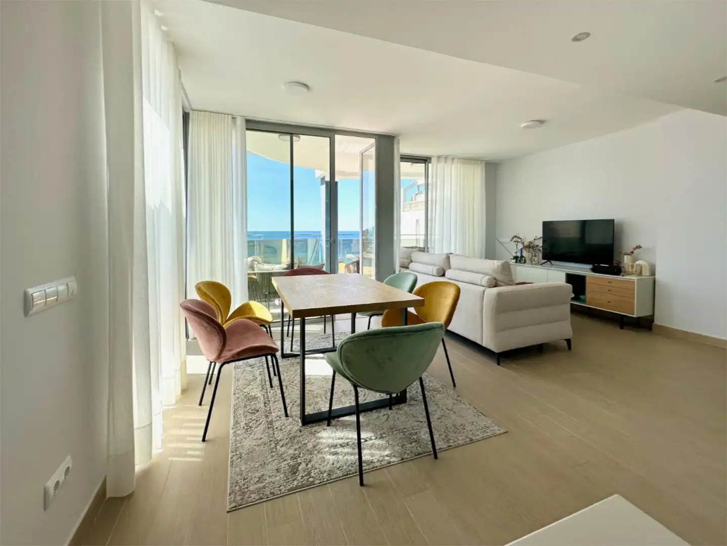 Comedor de Apartamento en venta en Calpe / Calp con Aire acondicionado, Calefacción y Terraza