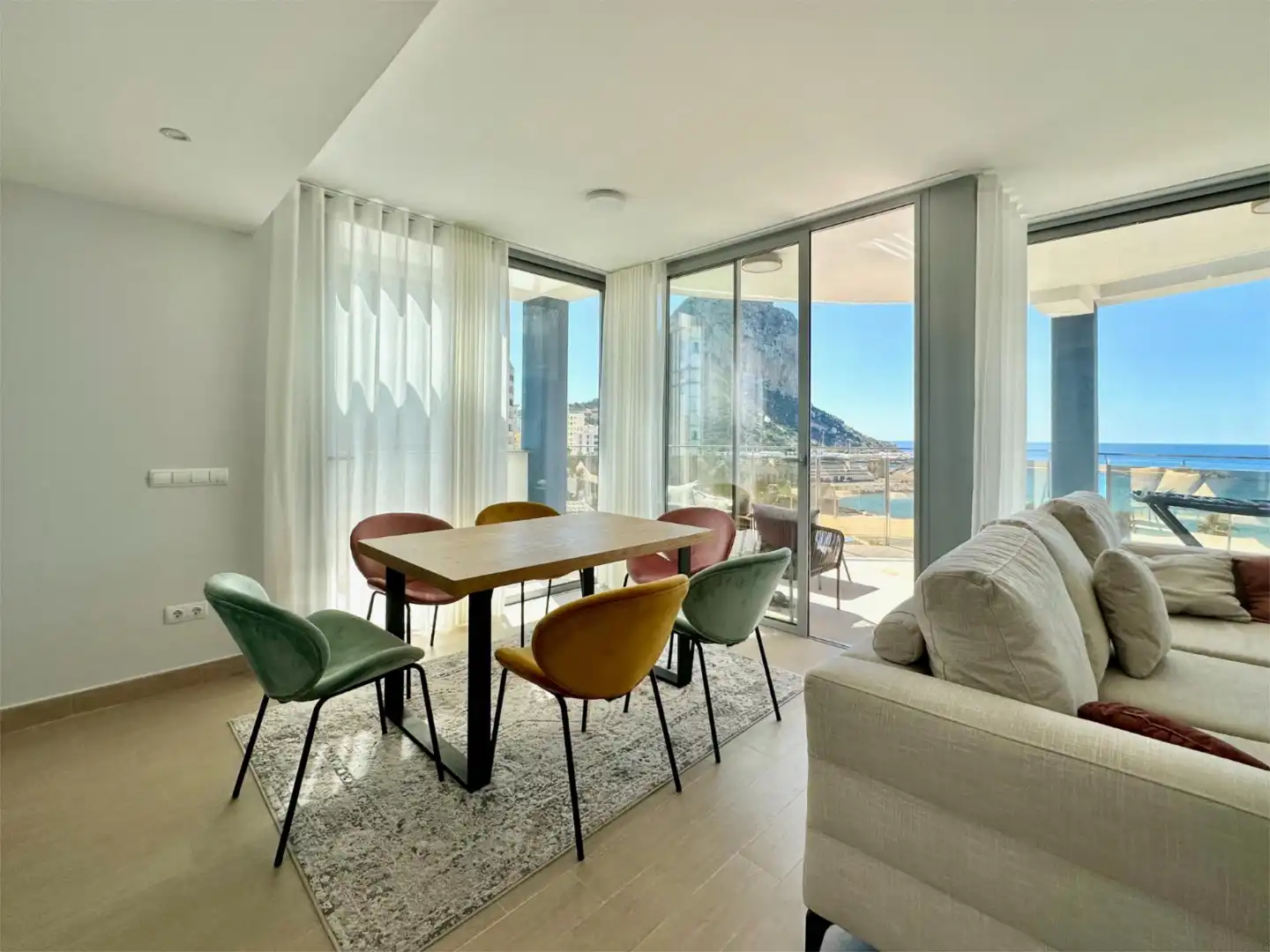 Comedor de Apartamento en venta en Calpe / Calp con Aire acondicionado, Calefacción y Terraza