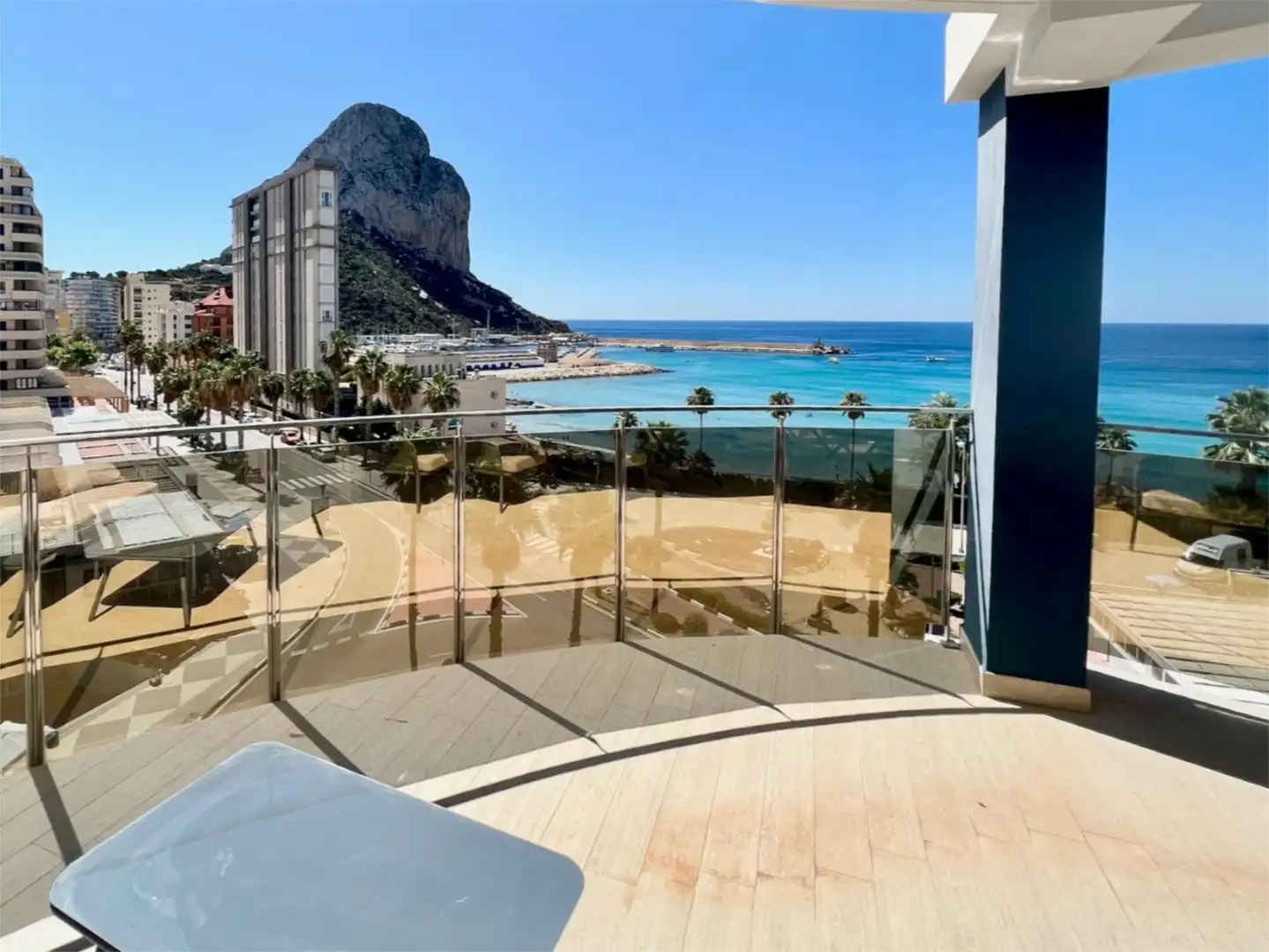 Vista exterior de Apartamento en venta en Calpe / Calp con Aire acondicionado, Calefacción y Terraza