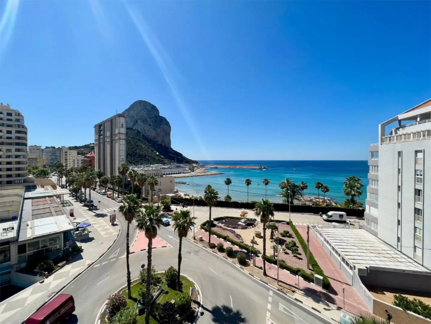 Vista exterior de Apartamento en venta en Calpe / Calp con Aire acondicionado, Calefacción y Terraza