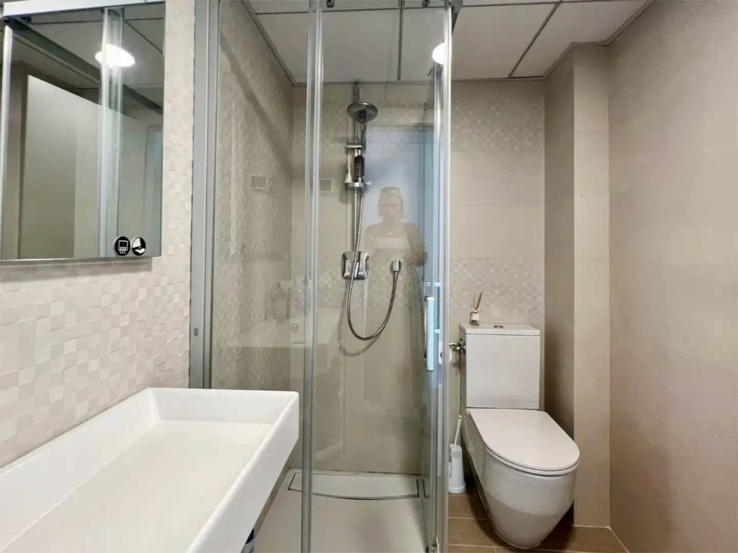 Baño de Apartamento en venta en Calpe / Calp con Aire acondicionado, Calefacción y Terraza