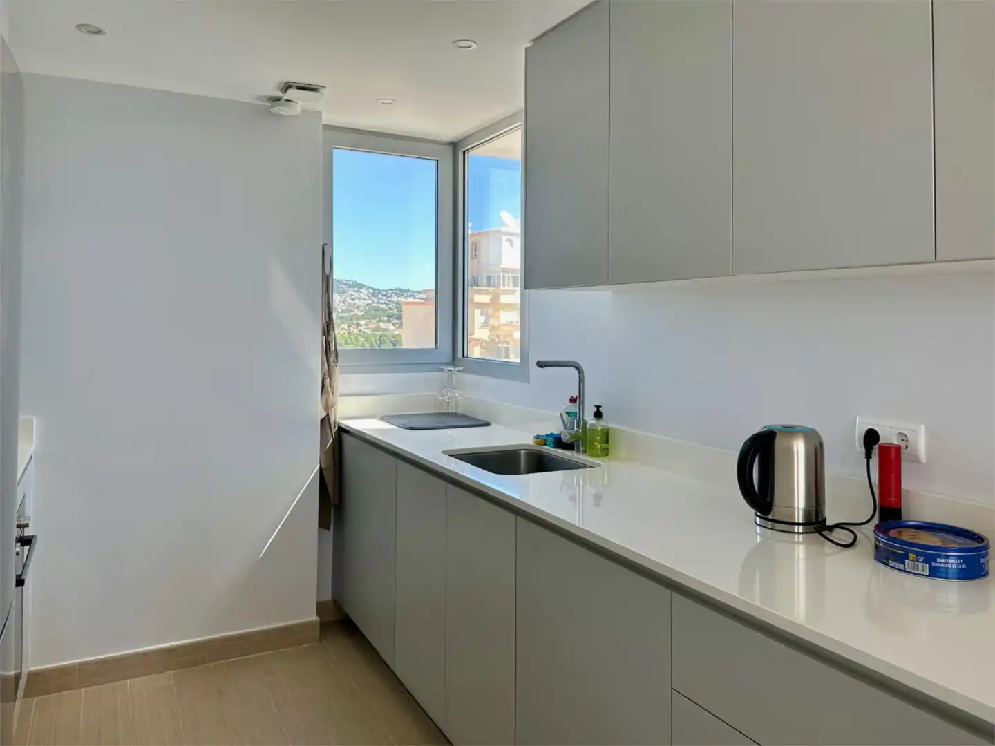 Cocina de Apartamento en venta en Calpe / Calp con Aire acondicionado, Calefacción y Terraza
