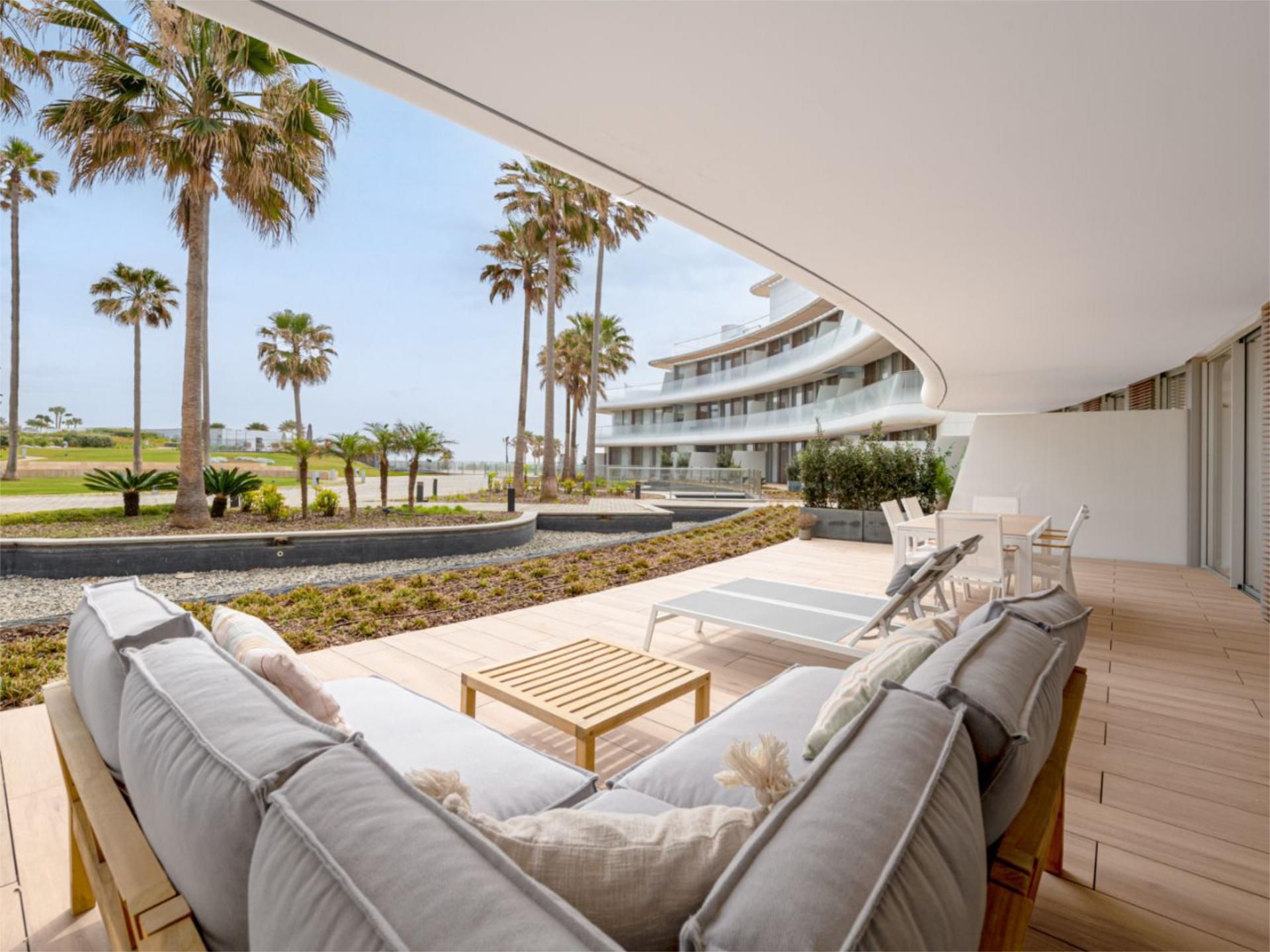 Terrace of Flat for sale in Estepona  with Air Conditioner, Heating and Private garden