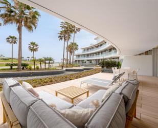 Terrace of Flat for sale in Estepona  with Air Conditioner, Heating and Private garden