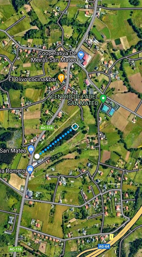 Exterior view of Land for sale in Narón