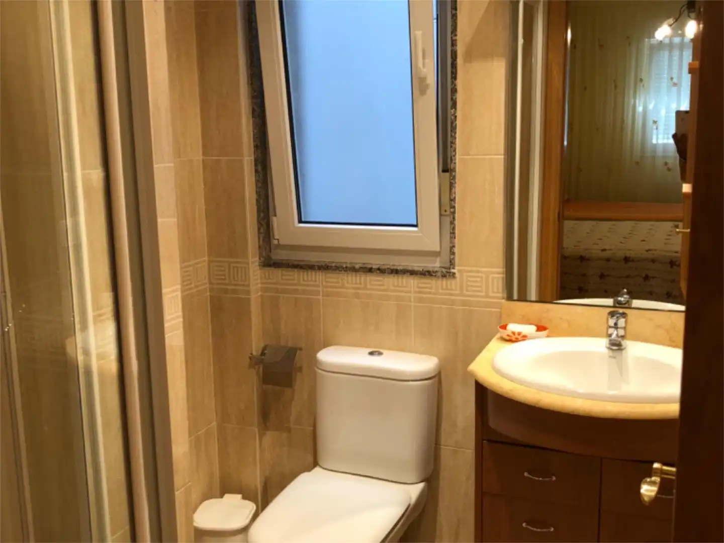 Bathroom of Flat for rent in Lugo  with Heating, Parquet flooring and Storage room