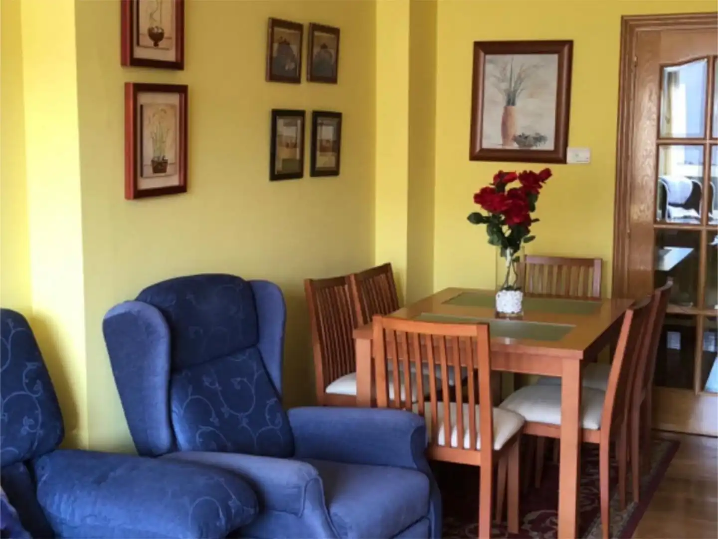 Dining room of Flat for rent in Lugo  with Heating, Parquet flooring and Storage room