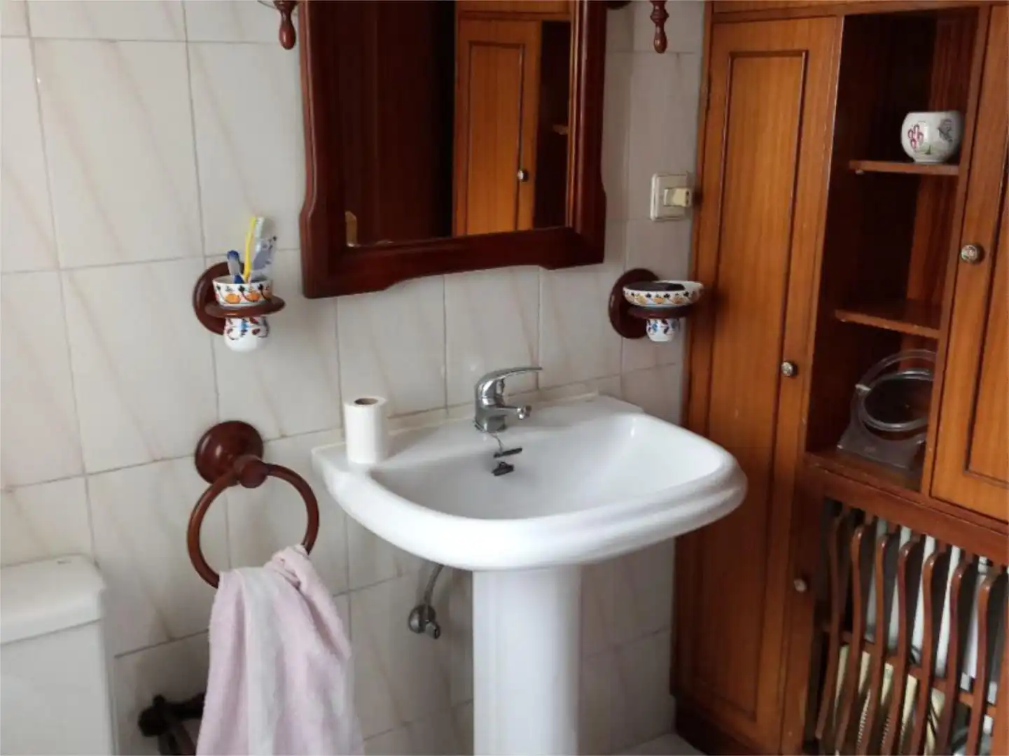 Baño de Piso en venta en Mieres (Asturias) con Calefacción, Parquet y Trastero