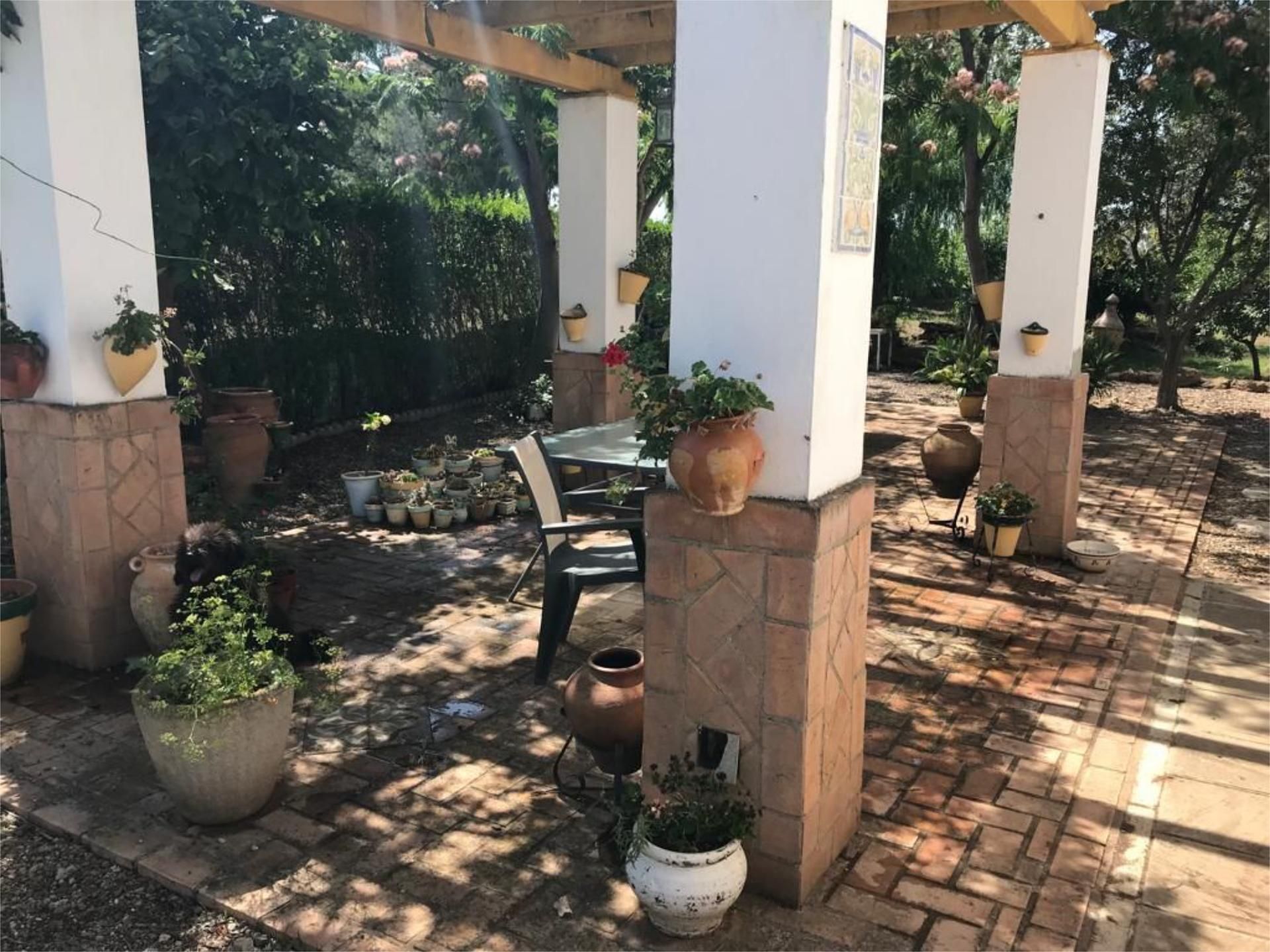 Garden of Flat for sale in Aznalcázar  with Air Conditioner, Private garden and Terrace