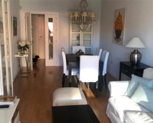 Dining room of Flat for sale in  Almería Capital  with Air Conditioner, Private garden and Parquet flooring