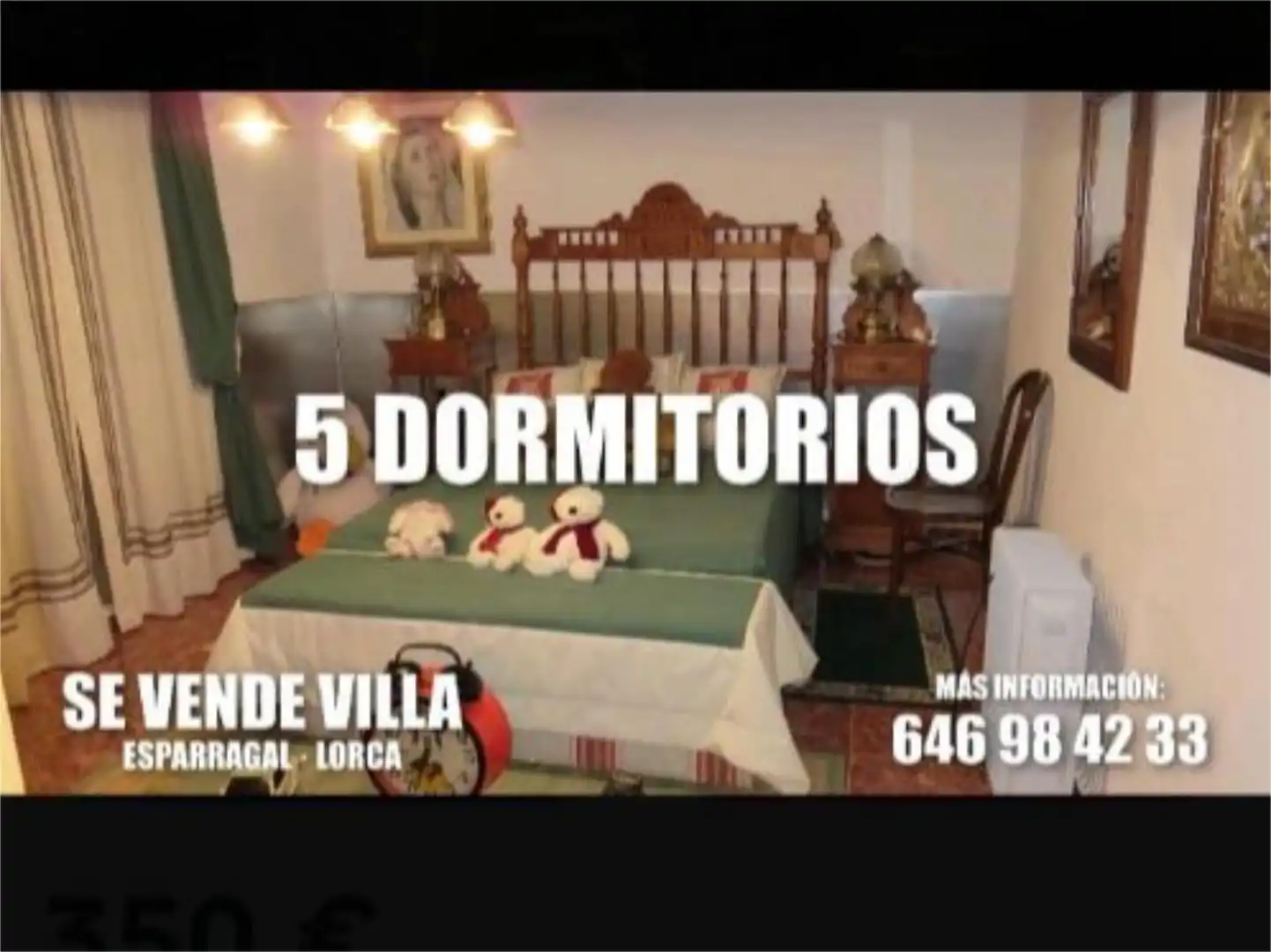 Country homes for sale in Diseminado Esparragal, 346, Puerto Lumbreras Bedroom of Country homes for sale in Puerto Lumbreras with Terrace and Balcony