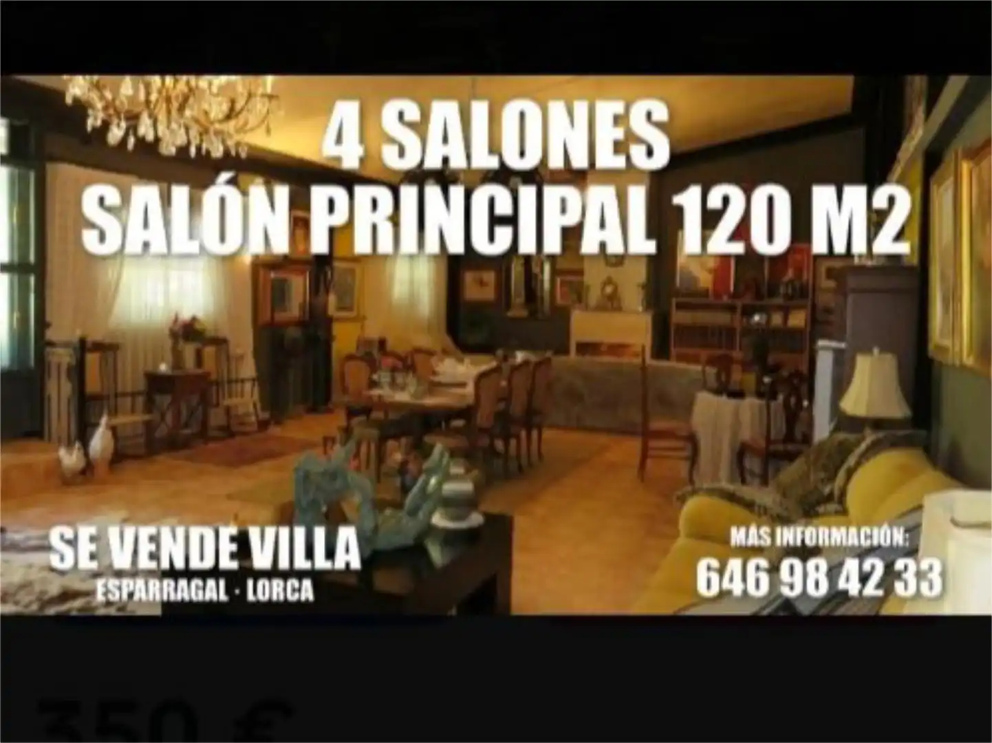 Country homes for sale in Diseminado Esparragal, 346, Puerto Lumbreras Living room of Country homes for sale in Puerto Lumbreras with Terrace and Balcony