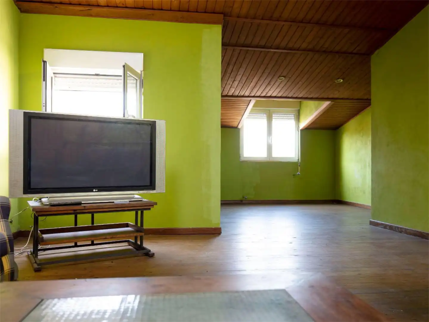 Sala de estar de Casa adosada en venta en Avilés