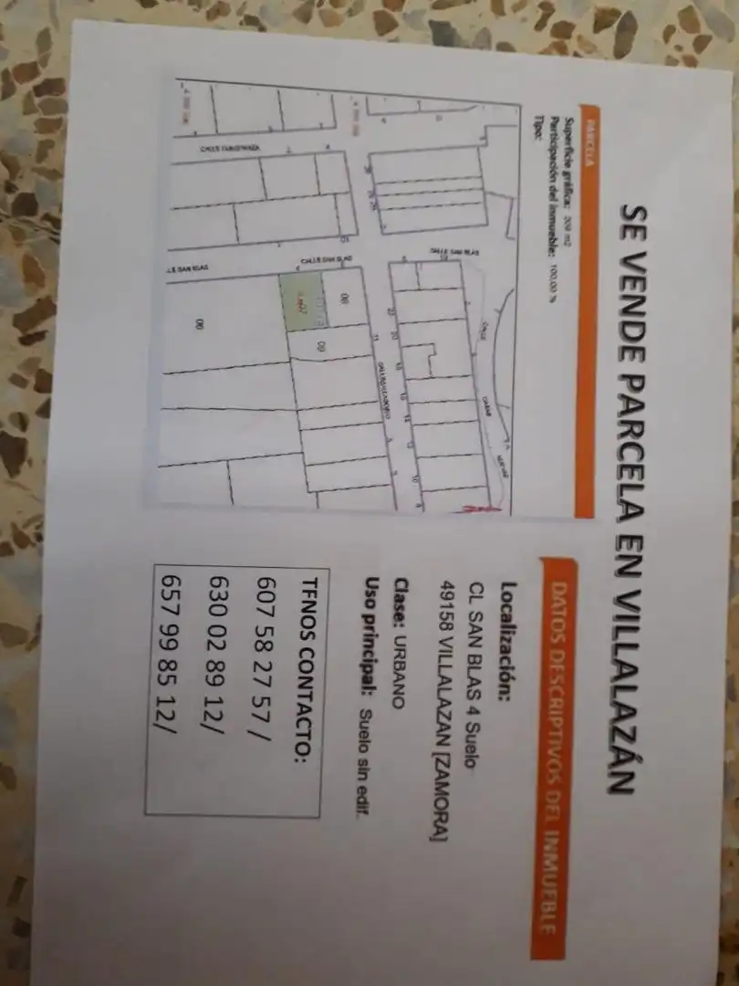 Constructible Land for sale in Villalazán