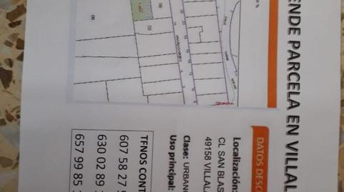 Foto 4 de Urbanizable en venta en Calle San Blas, 1, Villalazán, Zamora