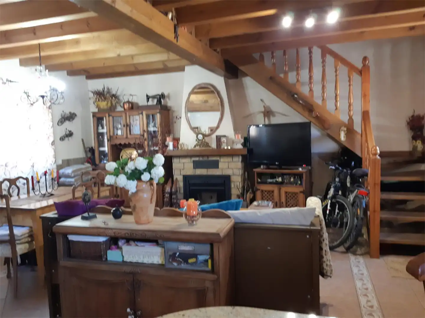 Living room of Detached homes for sale in Carrocera  with Heating, Terrace and Storage room