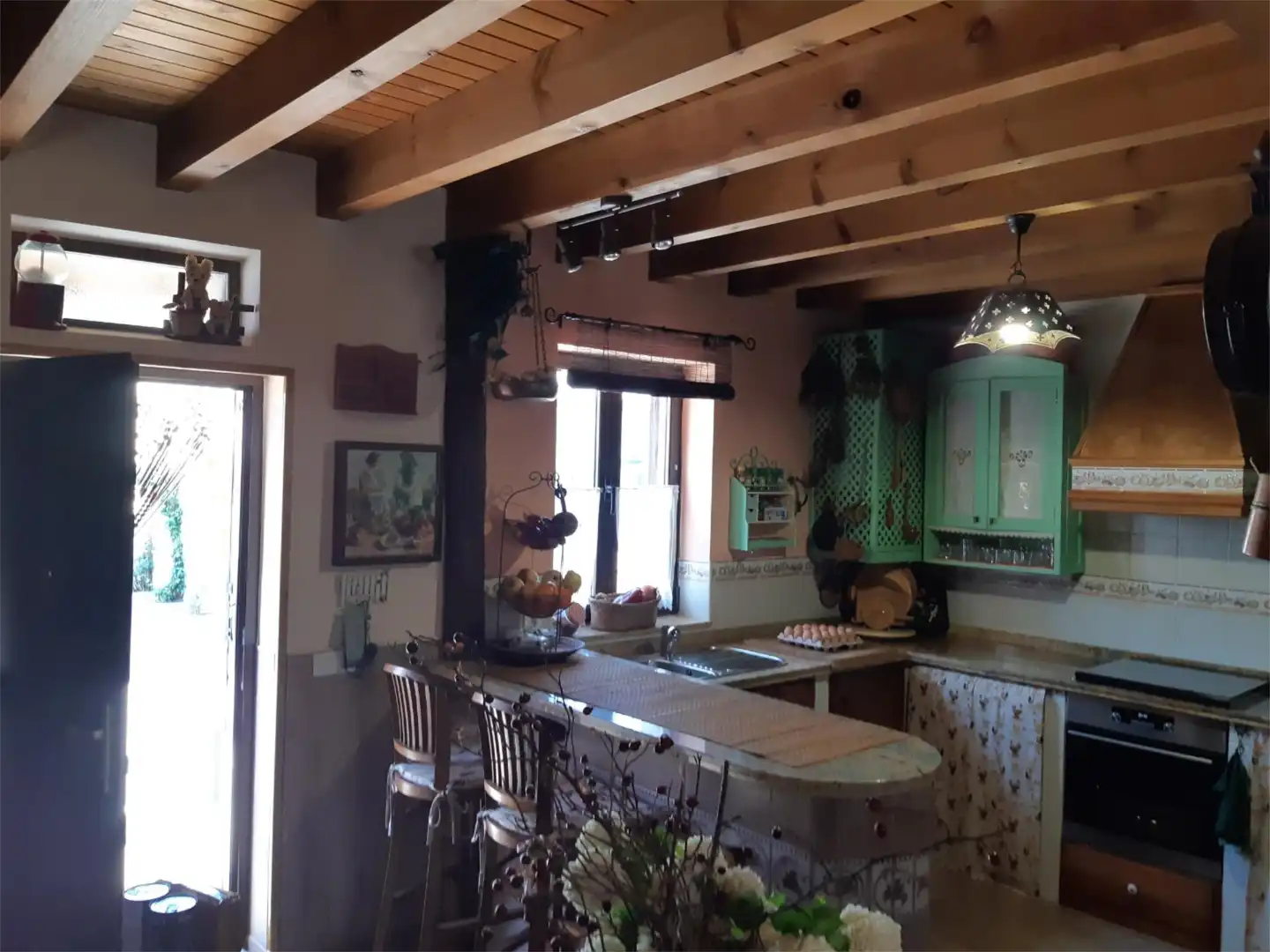 Kitchen of Detached homes for sale in Carrocera  with Heating, Terrace and Storage room