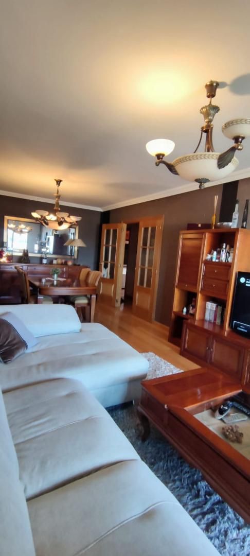 Living room of Flat for sale in Alcoy / Alcoi  with Air Conditioner, Heating and Parquet flooring