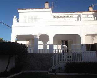 Exterior view of Single-family semi-detached for sale in Roquetas de Mar  with Terrace and Swimming Pool