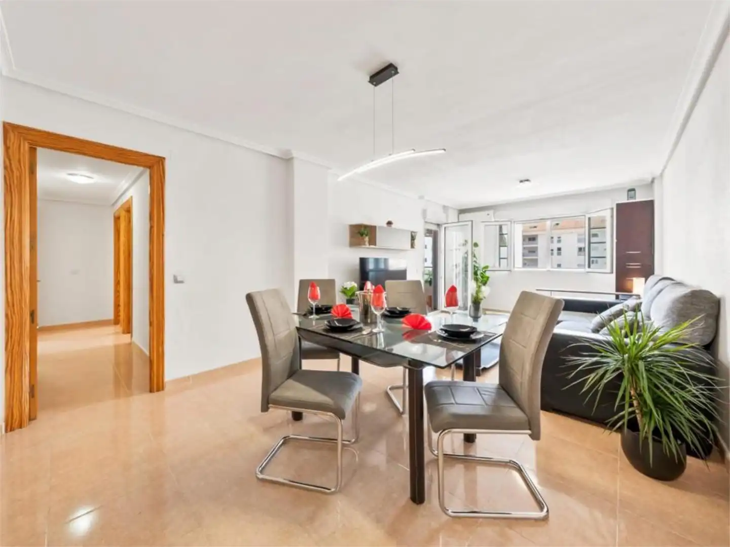 Piso de alquiler en Carrer Galotxa, 8, Altea ciudad Comedor de Piso de alquiler en Altea con Aire acondicionado, Calefacción y Amueblado