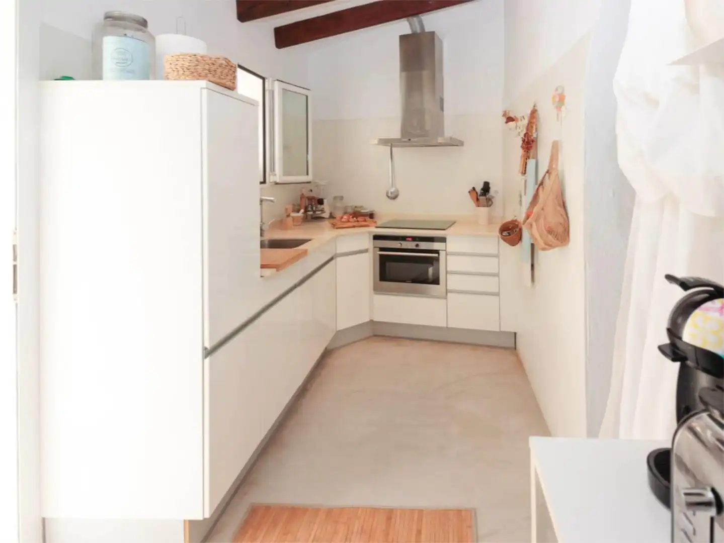 Cocina de Casa adosada de alquiler en Els Poblets con Aire acondicionado, Calefacción y Terraza