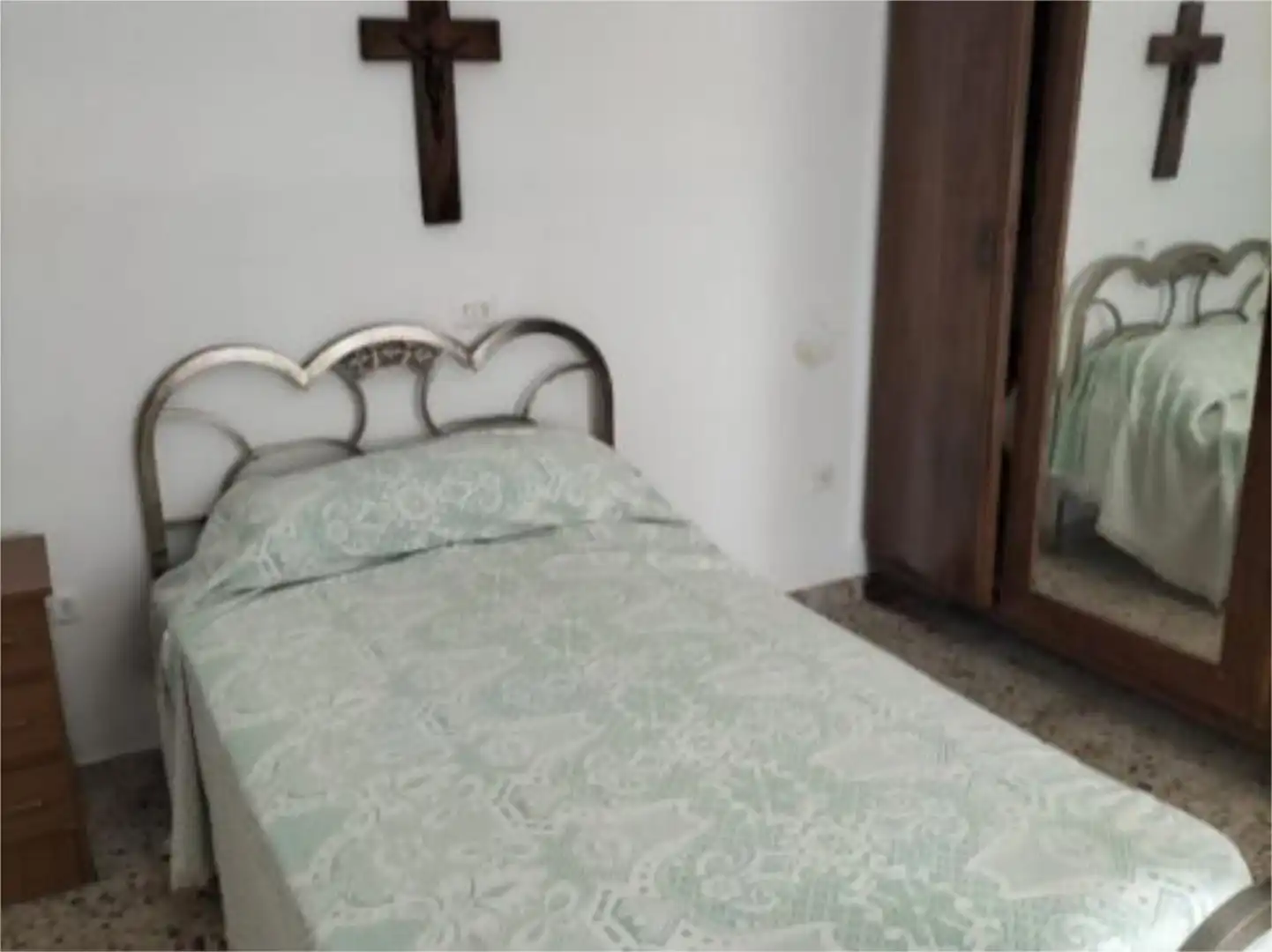 Schlafzimmer von Erdgeschoss zum Verkauf in Granátula de Calatrava mit Klimaanlage, Terrasse und Abstellraum