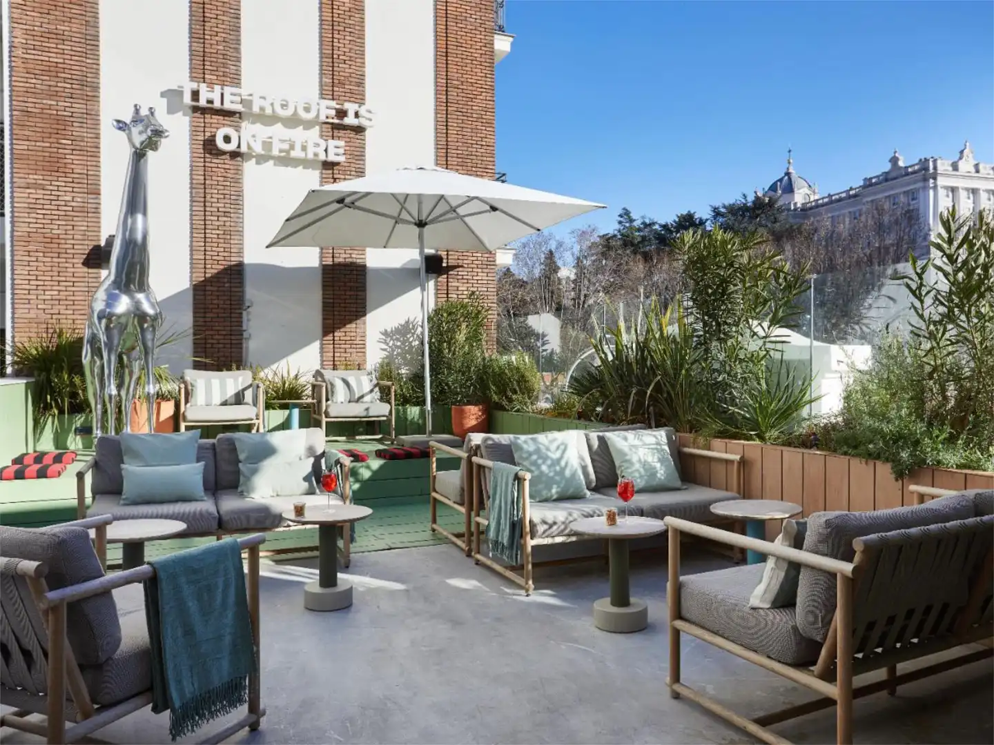 Habitación en Cuesta de San Vicente, 28, Argüelles Terraza de Piso para compartir en Madrid con Aire acondicionado, Calefacción y Parquet