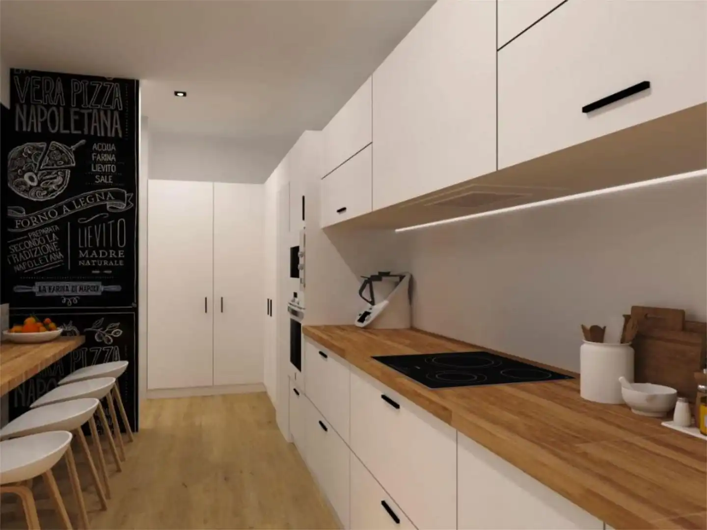 Casa o chalet en venta en Calle Barcelona, 59, Mota del Cuervo Cocina de Casa o chalet en venta en Mota del Cuervo con Calefacción y Jardín privado