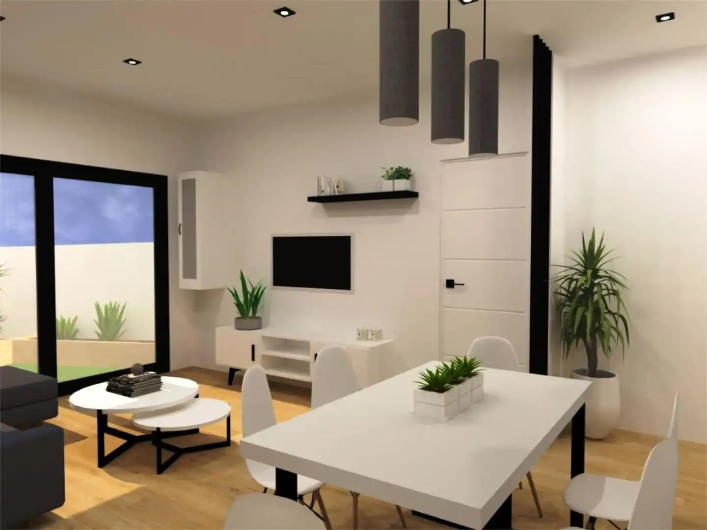 Casa o chalet en venta en Calle Barcelona, 59, Mota del Cuervo Sala de estar de Casa o chalet en venta en Mota del Cuervo con Calefacción y Jardín privado
