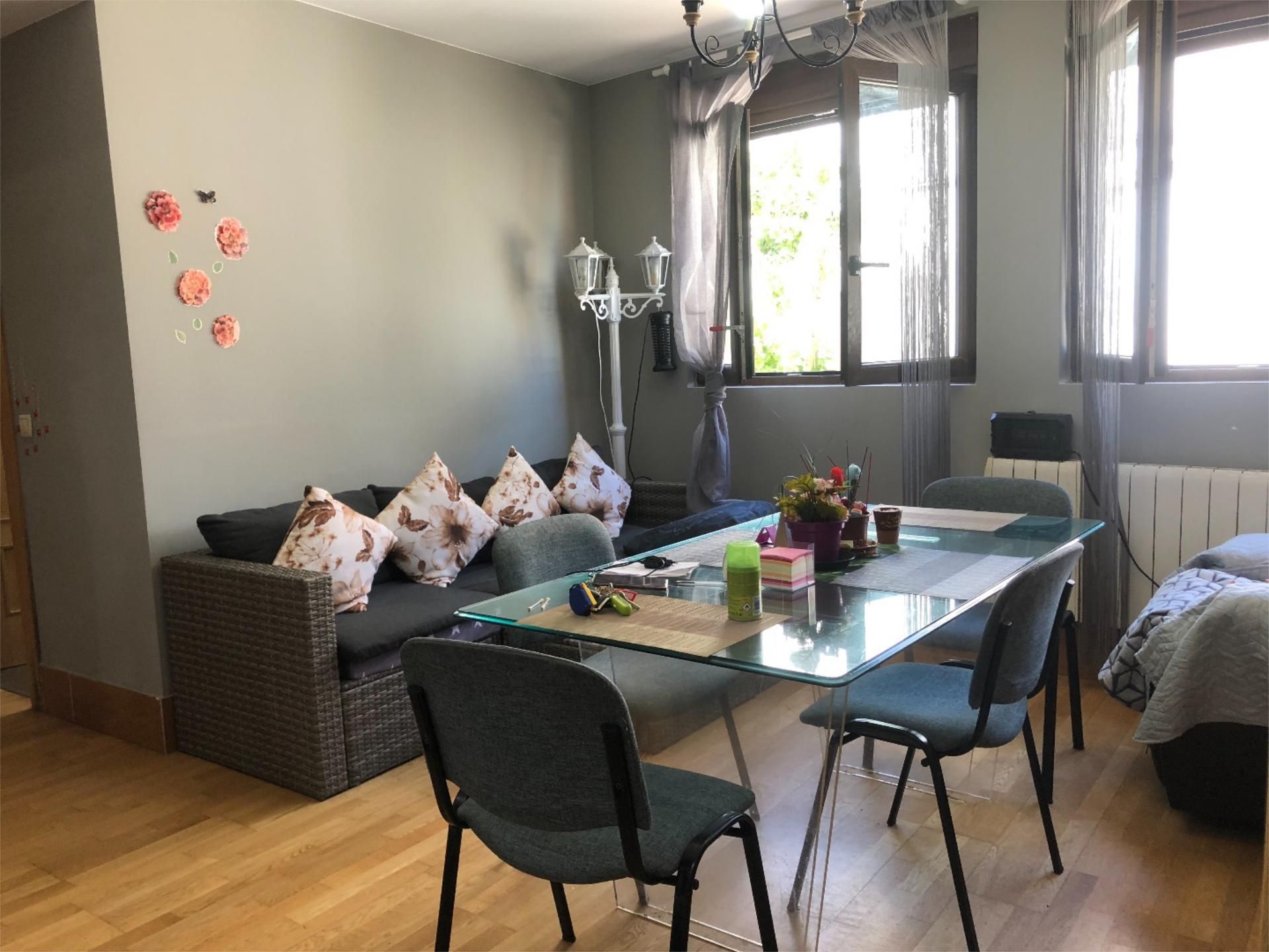 Dining room of Flat for sale in Saldaña de Burgos  with Heating, Parquet flooring and Furnished