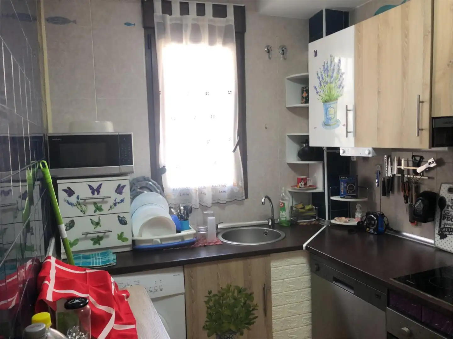 Cocina de Piso en venta en Saldaña de Burgos con Calefacción, Parquet y Amueblado