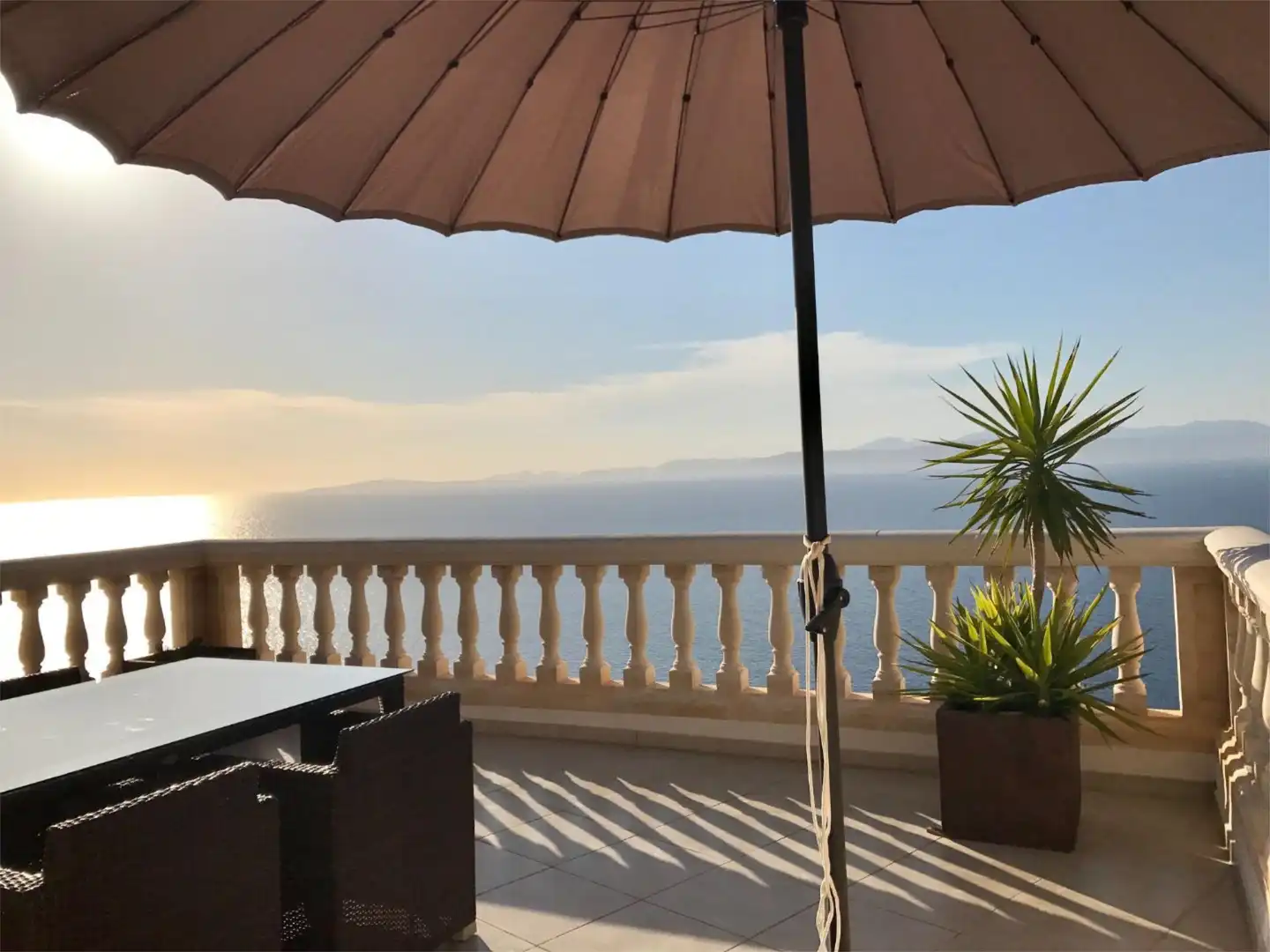Terrasse von Wohnung zur Miete in Llucmajor mit Klimaanlage, Heizung und Privatgarten