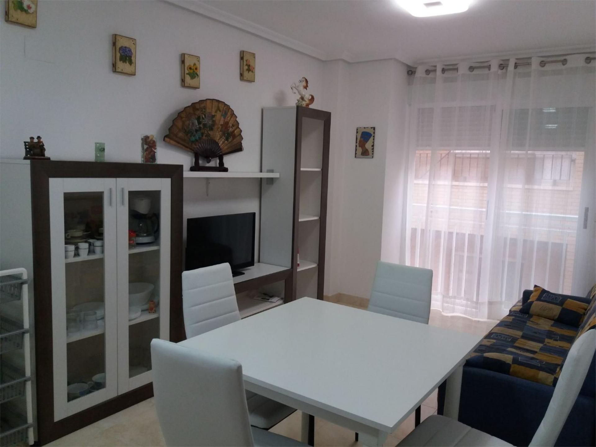 Living room of Flat for sale in Santa Pola  with Air Conditioner, Terrace and Storage room