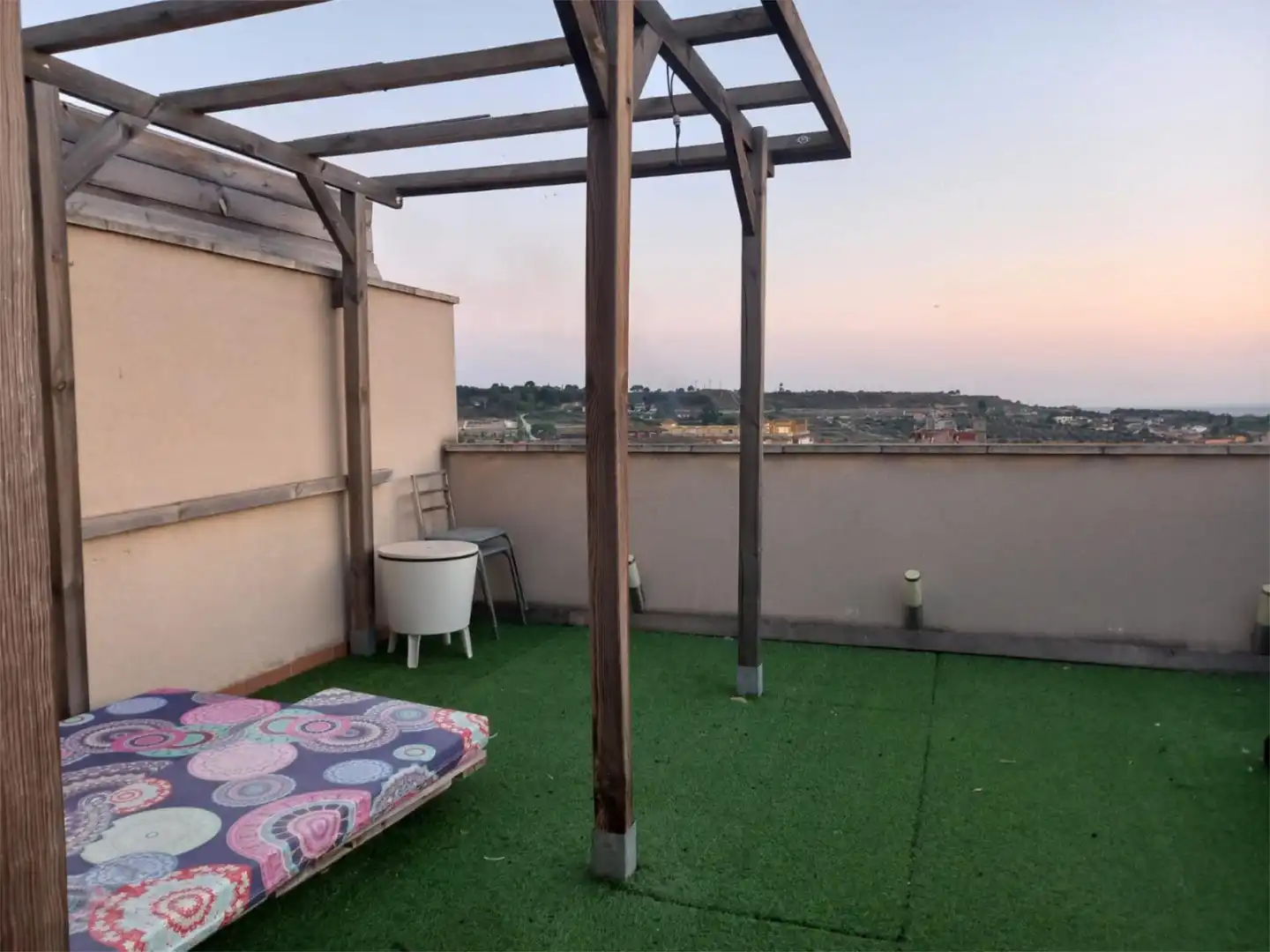 Wohnung zum Verkauf in Rambla de Catalunya, 21, Almacelles Terrasse von Wohnung zum Verkauf in Almacelles mit Klimaanlage, Heizung und Parkett