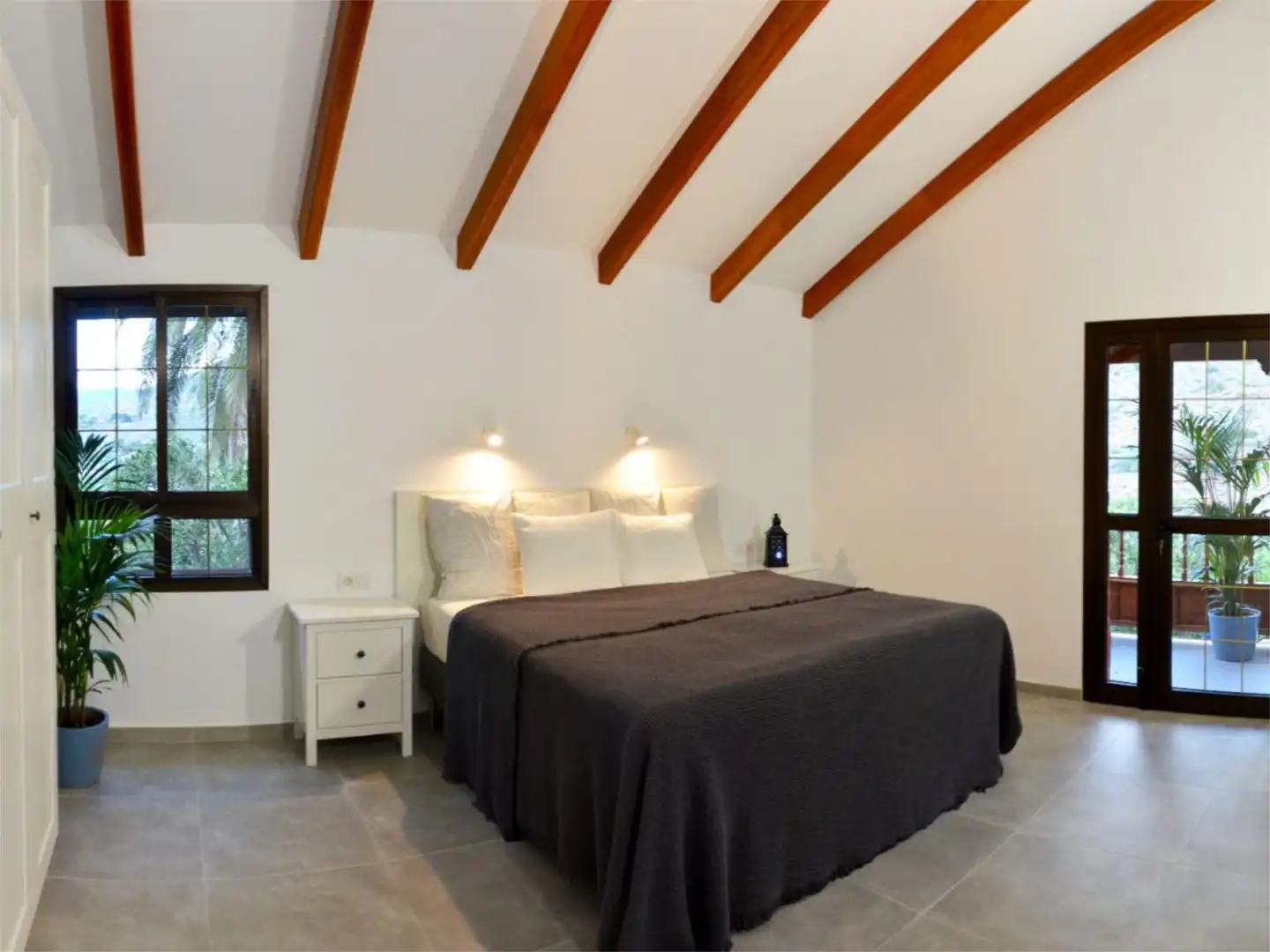 Bedroom of Houses for sale in San Bartolomé de Tirajana  with Air Conditioner, Terrace and Swimming Pool