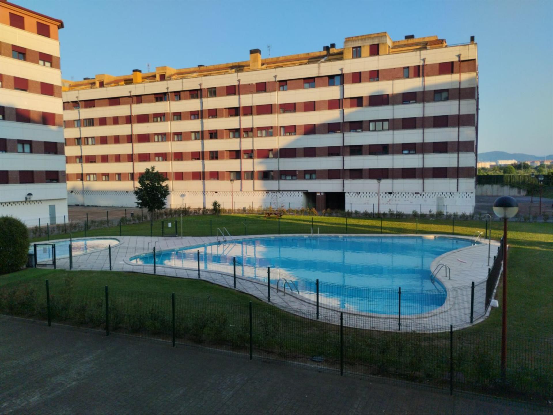 Swimming pool of Flat for sale in Santander  with Private garden, Parquet flooring and Storage room