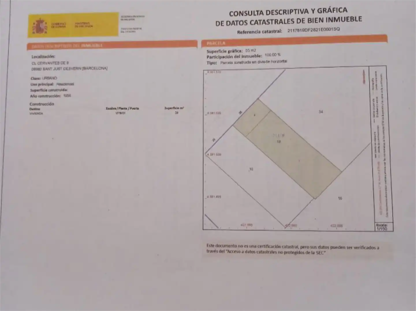 Bebaubares Gelände zum Verkauf in Carrer de Cervantes, 6, Centre Bebaubares Gelände zum Verkauf in Sant Just Desvern