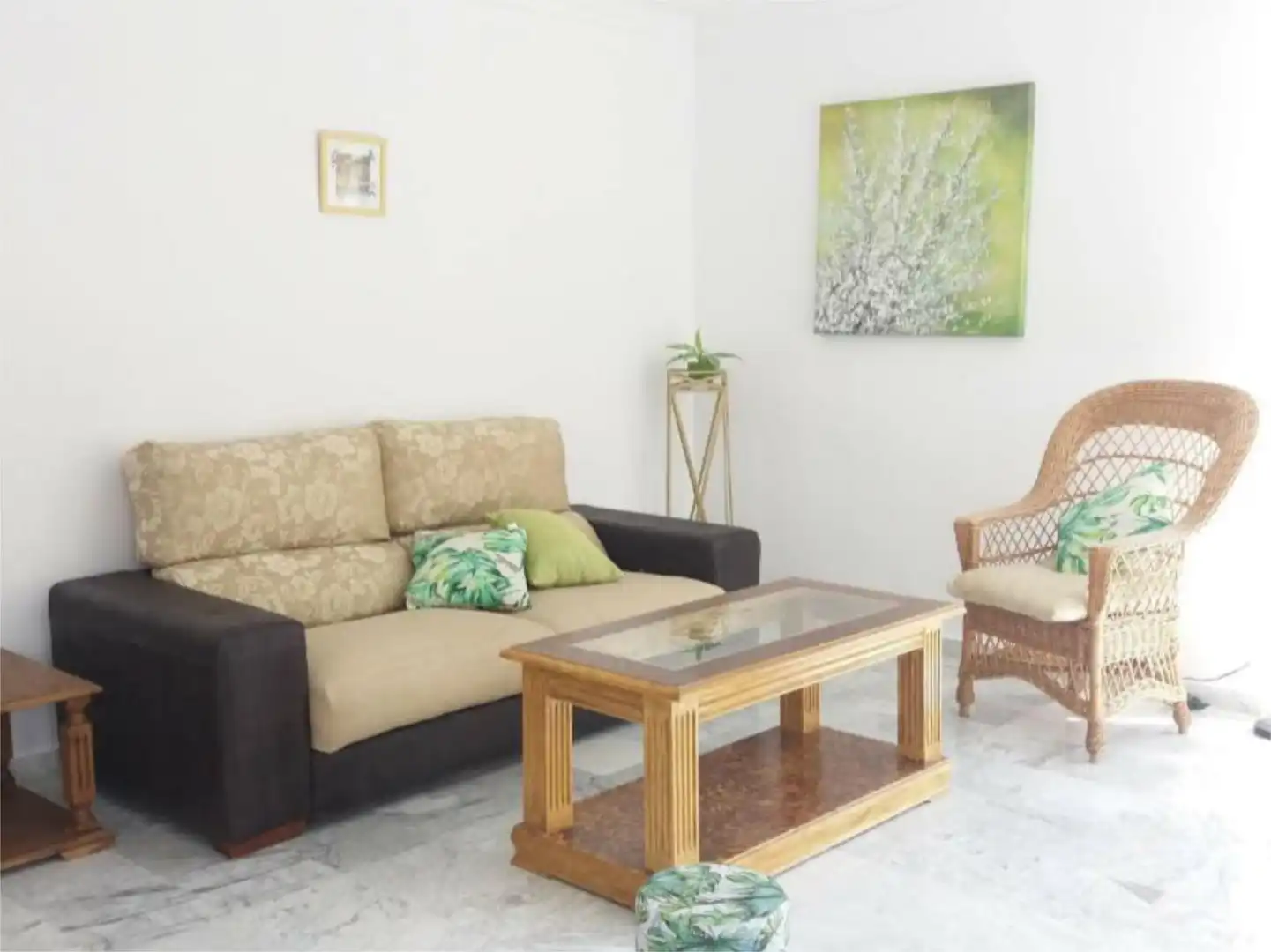 Wohnung zur Miete in Calle Martínez Maldonado, 32, Los Castillejos - La Trinidad Wohnzimmer von Wohnung zur Miete in Málaga Capital mit Klimaanlage und Balkon