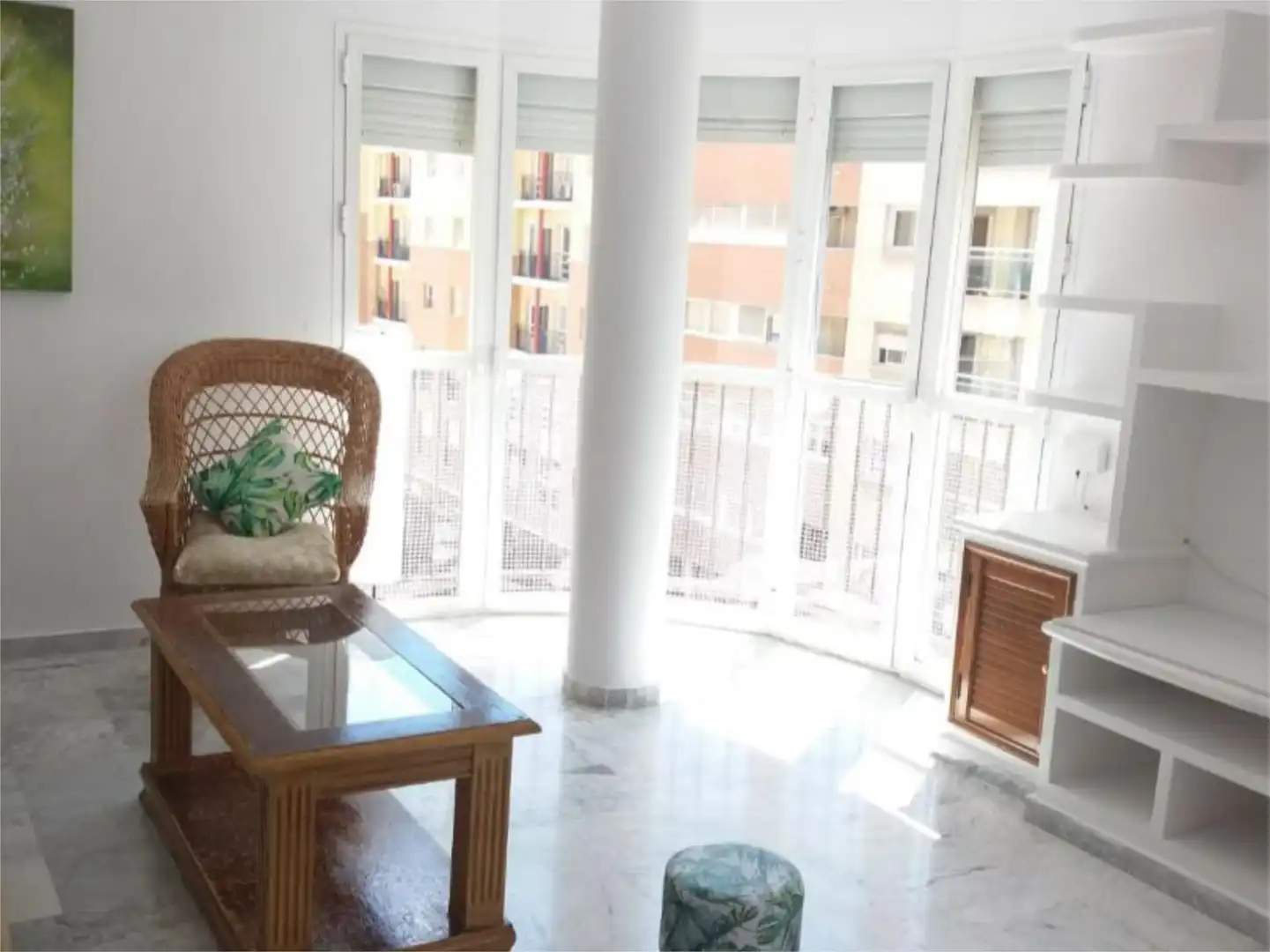 Wohnung zur Miete in Calle Martínez Maldonado, 32, Los Castillejos - La Trinidad Wohnzimmer von Wohnung zur Miete in Málaga Capital mit Klimaanlage und Balkon