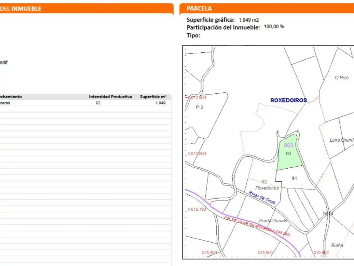 Constructible Land for sale in Lugar Roxedoiras, 1, A Capela Constructible Land for sale in A Capela