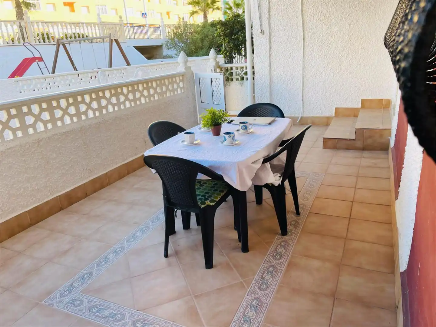 Planta baixa de lloguer a Calle X, 48, Playa del Galán Jardí de Planta baixa de lloguer en La Manga del Mar Menor amb Aire condicionat, Jardí privat i Piscina