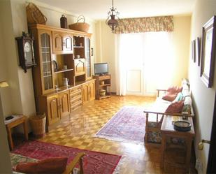Living room of Flat for sale in El Franco   with Heating, Private garden and Parquet flooring